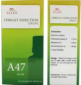 Allen Laboratories A47 Throat Drops 30 Ml