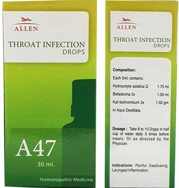 Allen Laboratories A47 Throat Drops 30 Ml