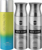Ajmal 1 Distraction For Men & Women & 2 Silver Shade For Men Deodorants Each 200Ml Combo Pack Of 3