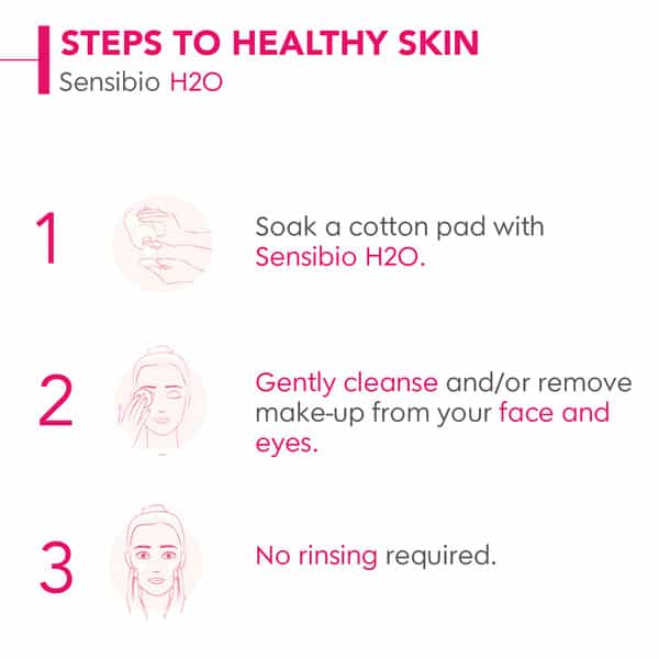 Bioderma Sensibio - H2o Makeup Removing Micellar Cleansing Solution Face & Eyes
