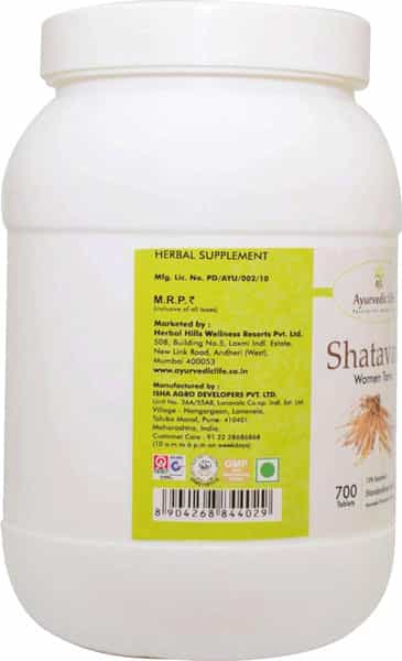 Al-Ayurvedic Life Shatavari 700 Tablets Pack Of 4