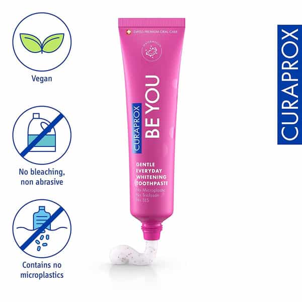 Curaprox Gentle Everyday Whitening Toothpaste (Watermelon) 60Ml X Pack Of 3 Toothpaste
