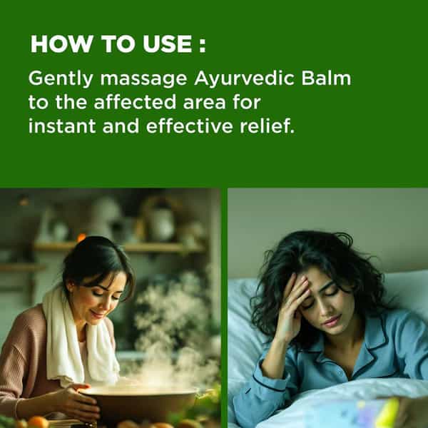 Zandu Balm For Instant Pain Relief From Cold | Headache & Body | 10Ml
