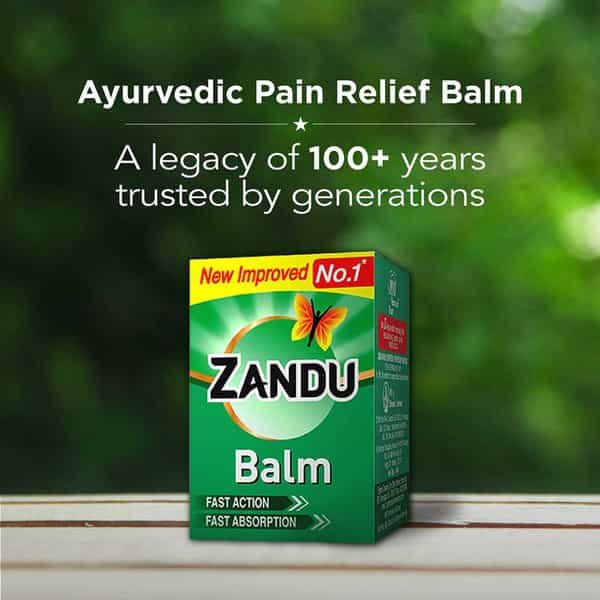 Zandu Balm For Instant Pain Relief From Cold | Headache & Body | 10Ml