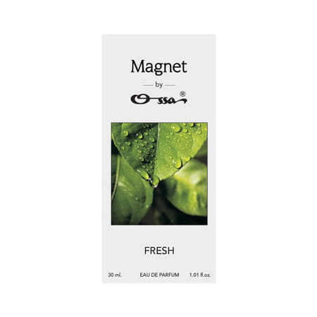Ossa Magnet Fresh Unisex Eau De Parfum With Lemon | Patchouli | Cedarwood | Musk | Amber | 30Ml