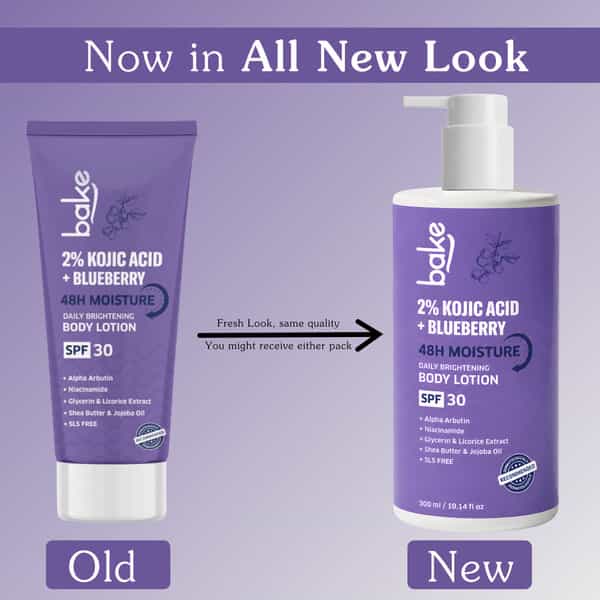 Bake 2% Kojic Brightening Body Lotion With Niacinamide & Spf 30 For Pigmentation (300Ml)