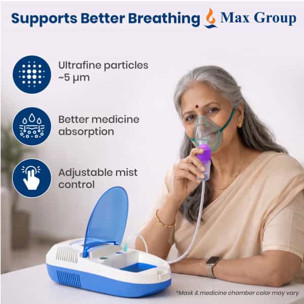 Ageasy (Max Group) Nebulizing Machine With Compartment | For Kids & Adults
