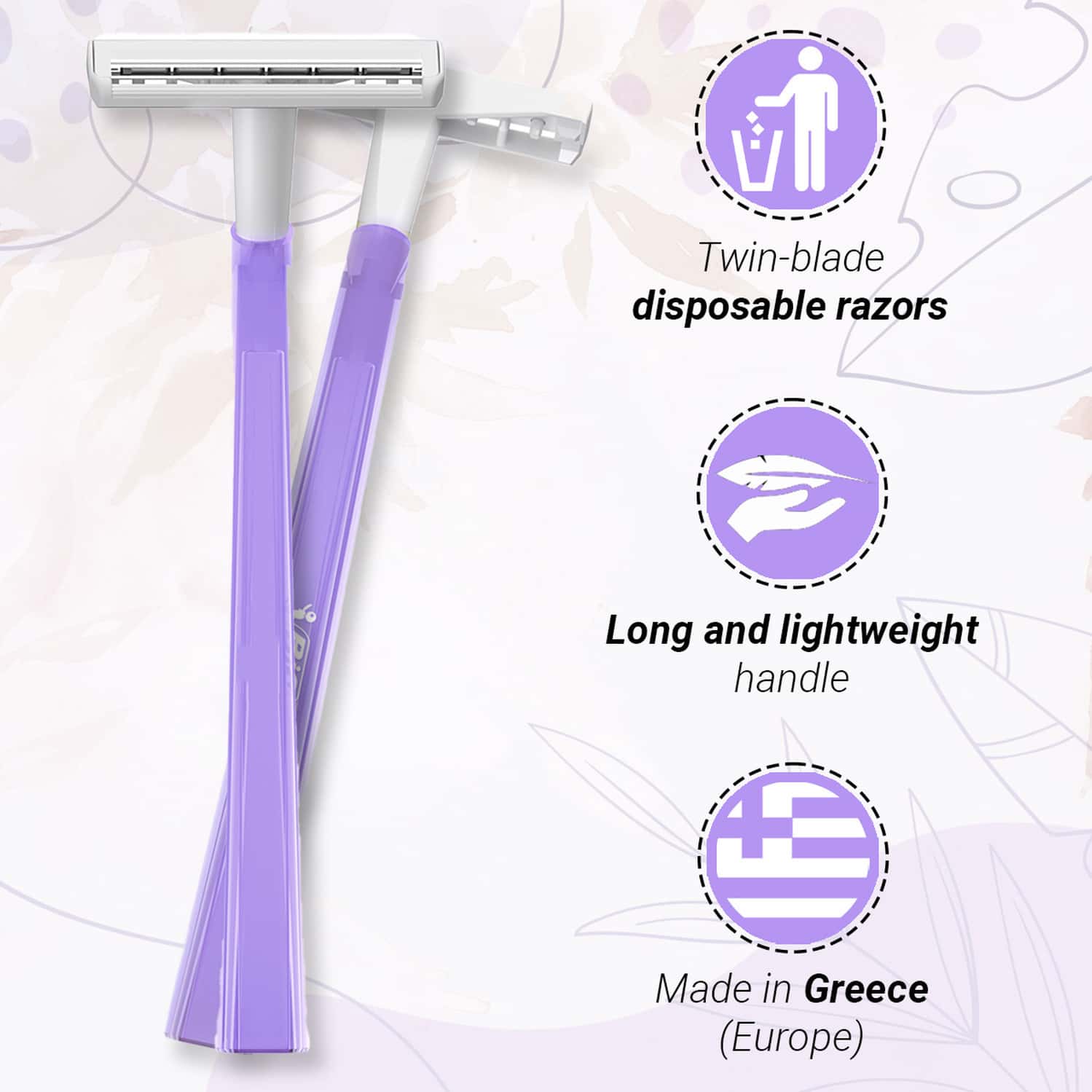 Buy ZLADE SUMMER SENSATION II TWIN-BLADE HAIR REMOVAL RAZOR FOR WOMEN ...