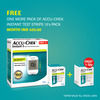 Accu-Chek Instant S Blood Glucose Monitoring System | Glucometer | Free 2 X 10 Test Strips