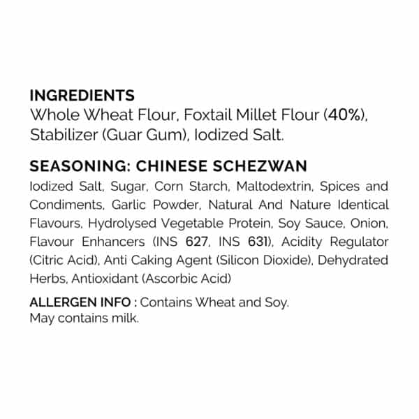 Auric Baked Instant Chinese Schezwan Noodles 70G (Pack Of 12) Baked | Not Fried