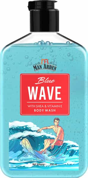 Man Arden Blue Wave Luxury Body Wash Infused With Shea Butter & Vitamin E 250Ml