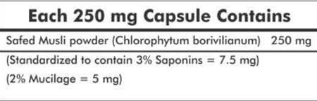 Ayurvedic Life Musli 120 Capsules (Pack Of 5) Natural