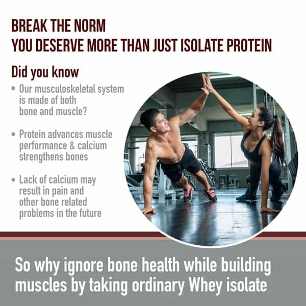 Bon Iso Whey 100% Protein Isolate|1 Kg 33 Servings |Muscle Strength And Bone Health
