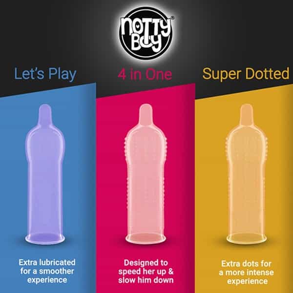 Nottyboy Pleasure Plus Premium Condoms (3X10s) 30