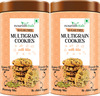 Nourishvitals Multigrain Sugar Free Cookies Source Of Protein Genius Snack No Added Sugar 120G X2