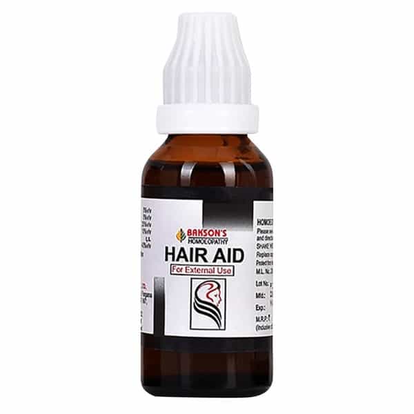 Dr Bakshi's Bakson Homoeopathy Hair Aid Drops 30 Ml