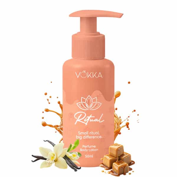 Vokka Ritual Perfume Body Lotion 50Ml | Warm Vanilla Gourmand Fragrance