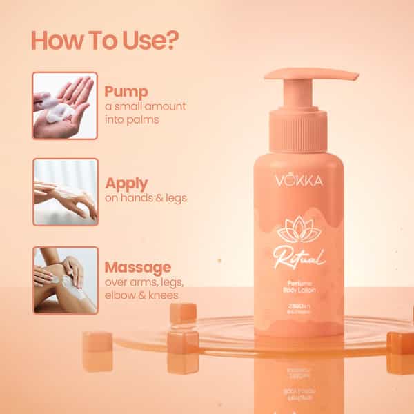 Vokka Ritual Perfume Body Lotion 50Ml | Warm Vanilla Gourmand Fragrance
