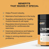 Myfitfuel L-Taurine (1000mg) 240 Capsules| Amino Acid