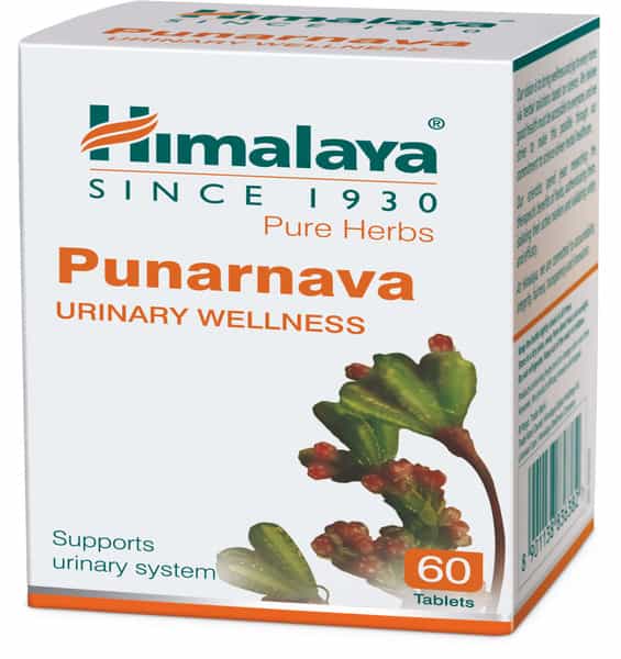 Himalaya Punarnava | Supports Urinary Sysyem | 60 Tablets