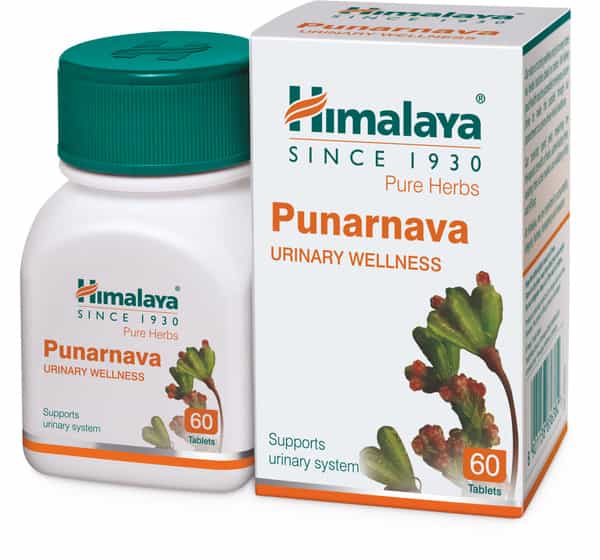 Himalaya Punarnava | Supports Urinary Sysyem | 60 Tablets
