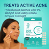 Bake 2% Salicylic Acid Hydrocolloid Pimple Patches|Waterproof Patches| For Acne | Acne Marks 72 Dots