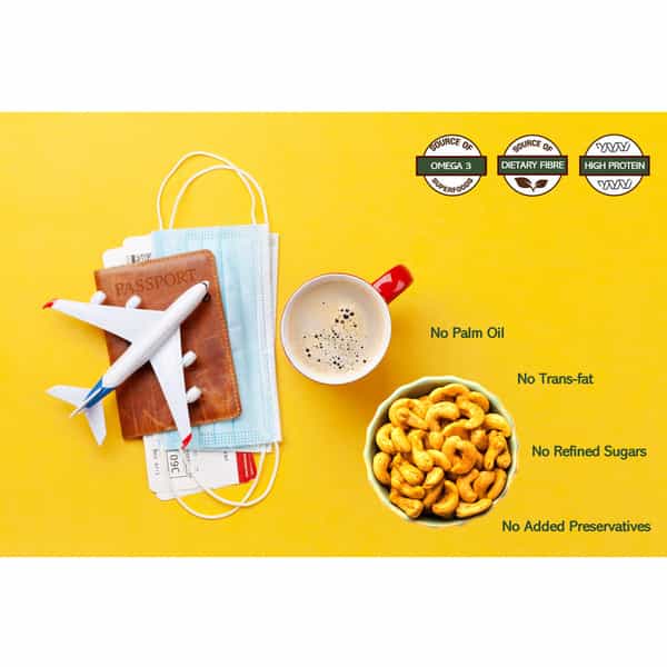 The Snack Company Roasted Cashews - Cheesy Cheddar 125G | Roasted Not Fried