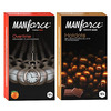Manforce Premium Hotdots Belgian Chocolate & Overtime Orange 3In1 Condoms(Set Of 2 20 Pcs)