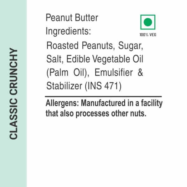 Max Protein Peanut Spread - Classic Crunchy [340 Gm] - Pack Of 1
