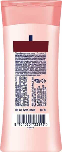 Vaseline Healthy Bright Complete 10 Body Lotion-100 Ml