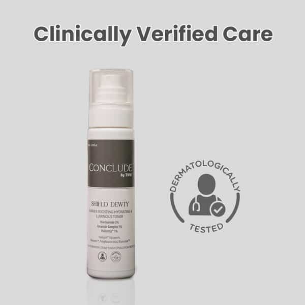 Conclude Shield Dewty Hydrating & Luminous Toner | Niacinamide & Ceramide | 100Ml