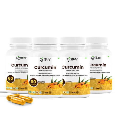 Oribite Curcumin Turmeric Capsules For Joint & Immunity 60 Capsules