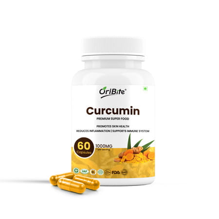 Oribite Curcumin Turmeric Capsules For Joint & Immunity 60 Capsules
