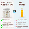 Coco Crush Cold Pressed Virgin Coconut Oil For Baby Hair & Skin Massage - Jar 200Ml