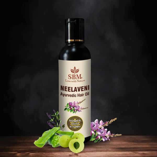 Sbm Ayur Neelaveni Ayurvedic Hair Oil 100 Ml | Healthy & Shiny Hair | Suitable For All Hair Types