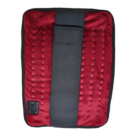 Sahyog Wellness Velvet Orthopaedic Pain Reliever Electric Heating Pad Regular (Red)