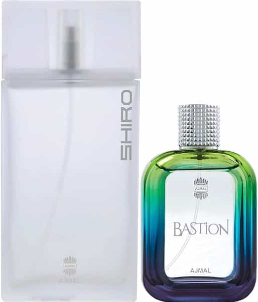 Ajmal Shiro Eau De Parfum 90Ml Perfume For Men And Bastion Eau De Parfum 100Ml Perfume For Men
