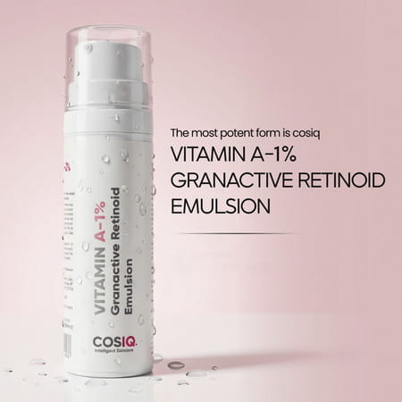 Cos-Iq A-1% Granactive Retinoid Emulsion 30Ml | Vit-A Anti Ageing Night Cream Serum For Wrinkles