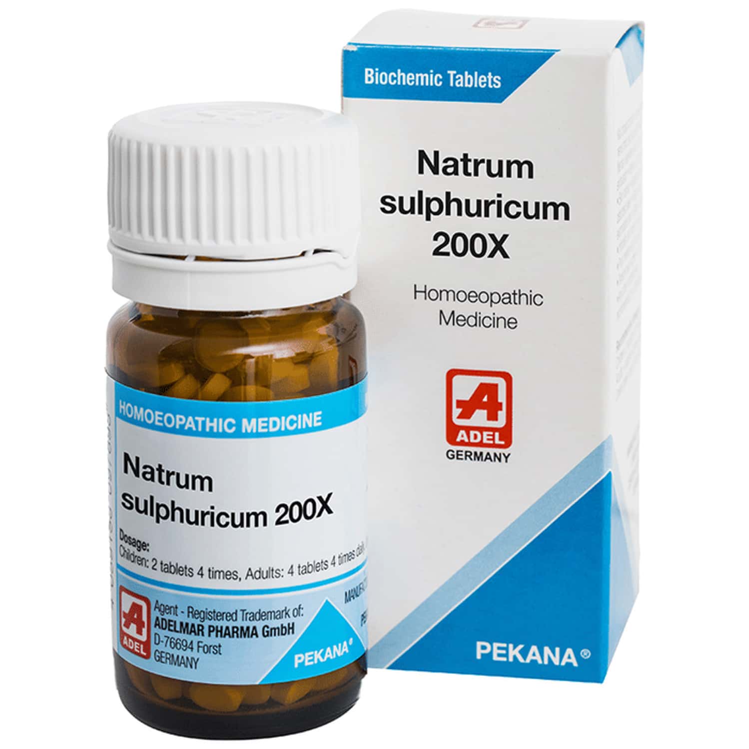 Adel Natrum Sulphuricum Biochemic Tablet 200x 20 No's