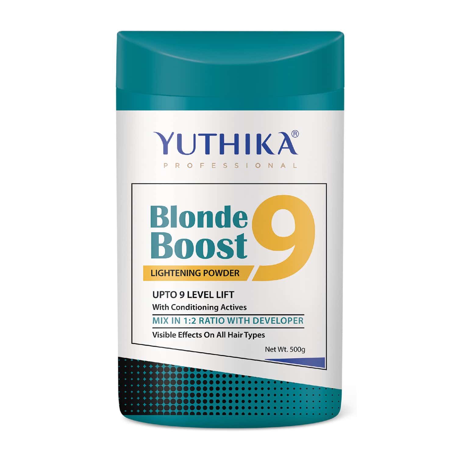 Yuthika Professional Blonder Powder For Hair 500g | Blonde Boost Hair Lightning | Upto 9 Levels Lift