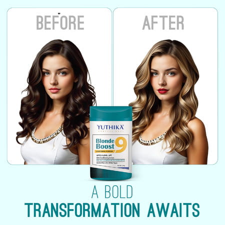 Yuthika Professional Blonder Powder For Hair 500G | Blonde Boost Hair Lightning | Upto 9 Levels Lift
