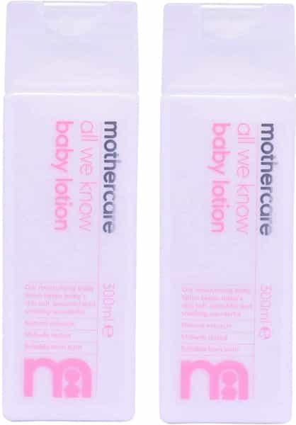 Mothercare All We Know Baby Lotion E 0M+ (300Ml Pack Of 2)