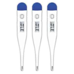 Dr. Odin Dmt101 Digital Medical Thermometer Fda Approved Quick 40 Second Reading Pack Of 3