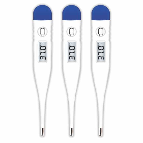 Dr. Odin Dmt101 Digital Medical Thermometer Fda Approved Quick 40 Second Reading Pack Of 3