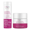Vigini Body Skin Lightening Brightening Pigmentation Tan Removal Coffee Scrub Body Wash& Cream 250Ml