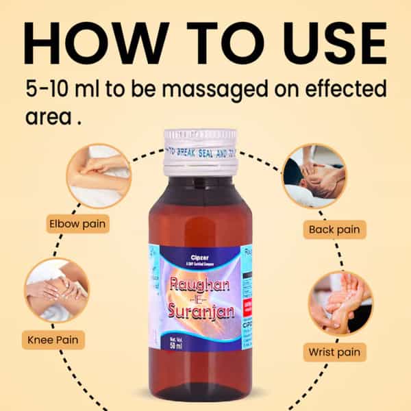 Cipzer Roghan Suranjan | Effective Remedy To Relieve Pain & Promote Joint Comfort | 50 Ml