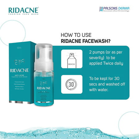 Ridacne Foaming Face Wash | 100 Ml