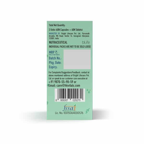 Hk Vitals Fish Oil And Multivitamin (60 Tablets Each) Combo Pack | 1000Mg Omega 3 With 180Mg Epa