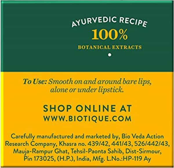 Biotique Bio Fruit Whitening Lip Balm - 12 Gm