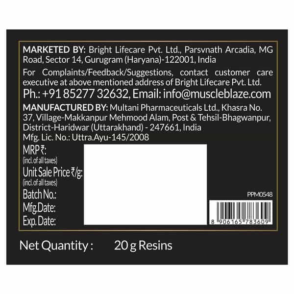 Koshaveda Shilajit Ashwa Gold Wsg 77 By Muscleblaze | 20G